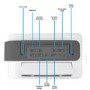 GRADE A2 - electriQ 25 litre Low Energy WIFI Smart Dehumidifier with True HEPA and UV Air Purifier