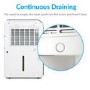 GRADE A2 - electriQ 25 litre Low Energy WIFI Smart Dehumidifier with True HEPA and UV Air Purifier