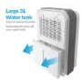 GRADE A2 - electriQ 25 litre Low Energy WIFI Smart Dehumidifier with True HEPA and UV Air Purifier