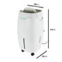 electriQ 16 litre Low Energy Dehumidifier for up to 4 bed houses