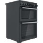 Hotpoint Cannon 60cm Double Oven Ceramic Electric Cooker - Anthracite