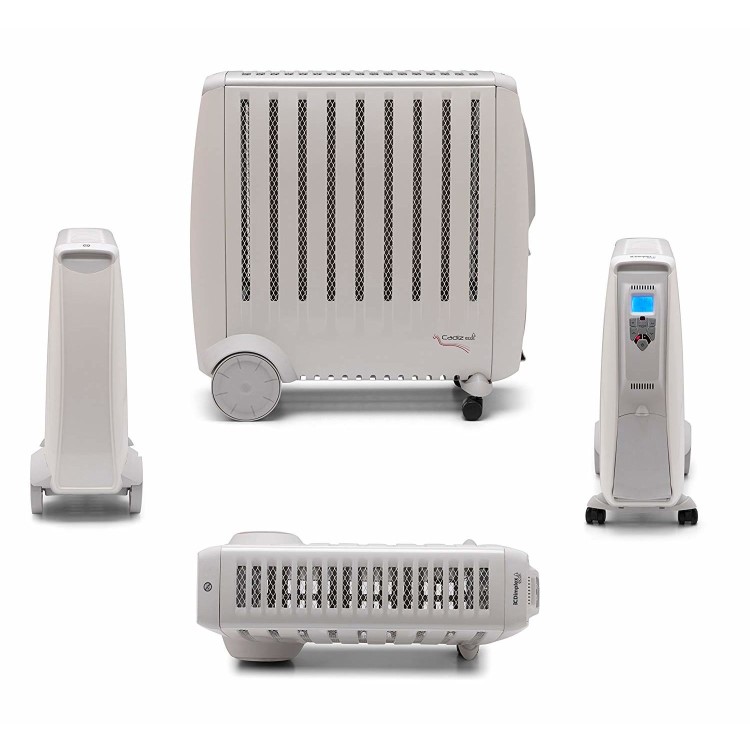 GRADE A1 - Dimplex Cadiz 2kW Portable Oil free electric radiator with 2 heat settings adjustable thermostat and climate control 