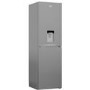 Beko 268 Litre 50/50 Freestanding Fridge Freezer with Water Dispenser - Silver