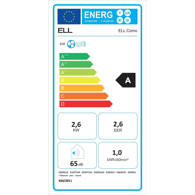 Refurbished ELL Como9000 Smart Wifi Portable 9000 BTU Air conditioner