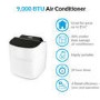 GRADE A1 - electriQ Compact 9000 BTU Small and Powerful Portable Air Conditioner for rooms up to 21 sqm