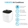 GRADE A2 - electriQ Compact 9000 BTU Small and Powerful Portable Air Conditioner for Rooms up to 21 sqm