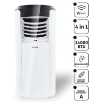 Refurbished ECO 14000 BTU Smart Wifi Portable Air Conditioner with Heat Pump