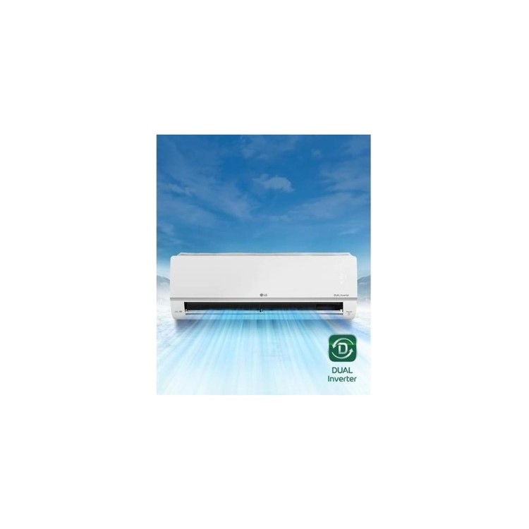 LG DUALCOOL DELUXE 12000 BTU WiFi Smart DC Inverter Wall Split Air Conditioner -  Anti Bacterial  with UV & Plasma Ioniser