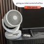 electriQ 6-Inch Oscillating Desk DC Fan - Whisper Quiet & Low-Energy