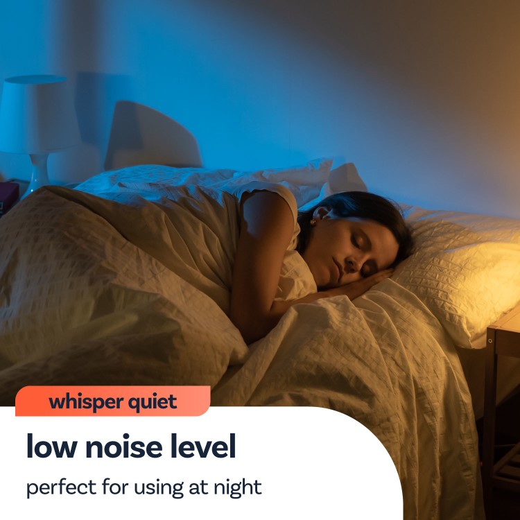 electriQ 6-Inch Oscillating Desk DC Fan - Whisper Quiet & Low-Energy