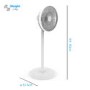 Refurbished electriQ 12 Inch Low Energy Pedestal Fan - White