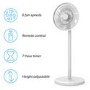 Refurbished electriQ 12 Inch Low Energy Pedestal Fan - White