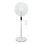 GRADE A1 - electriQ 16 Inch  Low  Energy  Quiet DC Pedestal Floor and Table Fan  with Remote Control Timer and  Oscillation Functions