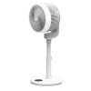 electriQ 9-Inch DC Oscillating Pedestal Fan - Whisper Quiet&amp; Low Energy