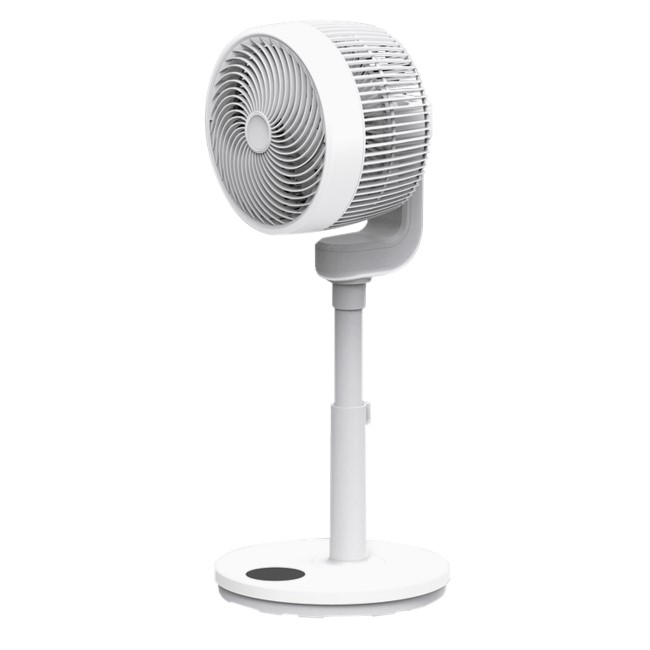 electriQ 9-Inch DC Oscillating Pedestal Fan - Whisper Quiet& Low Energy