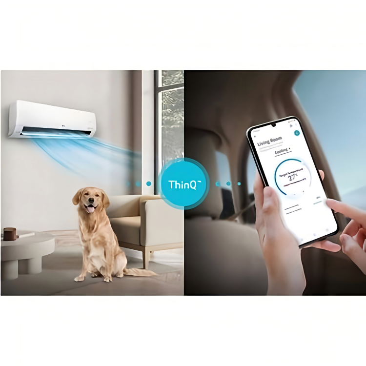 LG DualCool Pro A++ 9000 BTU Smart Wall Mounted Split Air Conditioner with Heat Pump