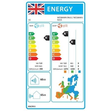 LG DualCool Pro A++ 18000 BTU Smart Wall-Mounted Split Air Conditioner with Heat Pump