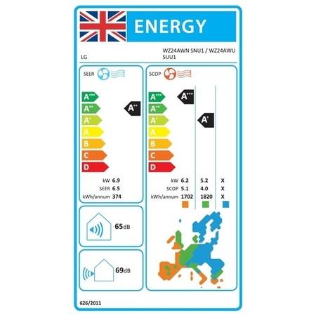 LG DualCool Pro A++ 24000 BTU Smart Wall-Mounted Split Air Conditioner with Heat Pump