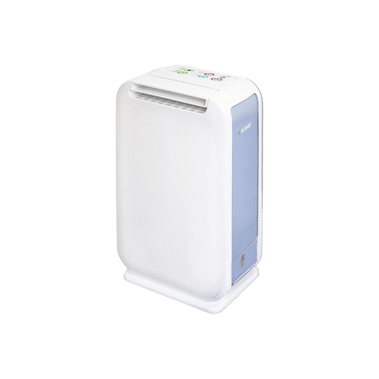 GRADE A5 - Ecoair DD122 Mini 6 Litre Slimline Desiccant Dehumidifier with Laundry Mode Humidistat and Antibacterial Filter