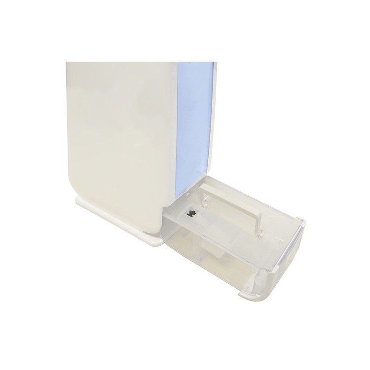 GRADE A5 - Ecoair DD122 Mini 6 Litre Slimline Desiccant Dehumidifier with Laundry Mode Humidistat and Antibacterial Filter