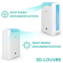 GRADE A2 - Ecoair Classic MK5 7 Litre Desiccant Dehumidifier with Humidistat and Antibacterial Filter