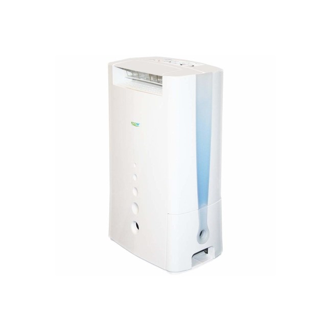 GRADE A2 - Ecoair DD128 8 Litre Desiccant Dehumidifier with Laundry Mode Humidistat and Antibacterial Filter
