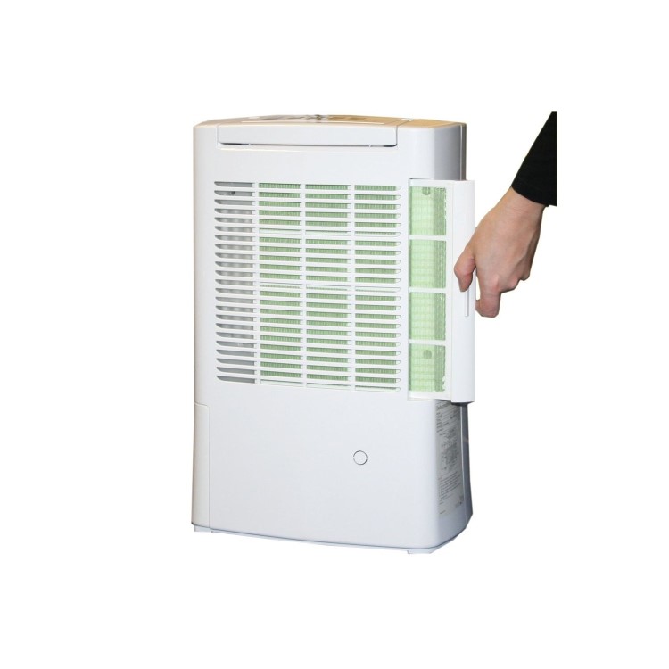 Ecoair 8 Litre Desiccant Dehumidifier with Laundry Mode Humidistat and Antibacterial Filter