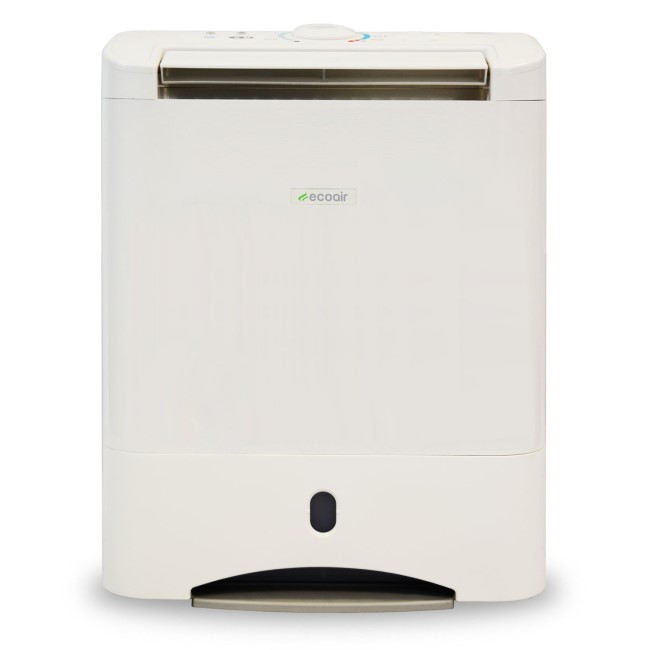 GRADE A1 - DD322FW SIMPLE Ecoair 10L Desiccant Dehumidifier up to 6 Bed House with Humidistat and 2 years warranty