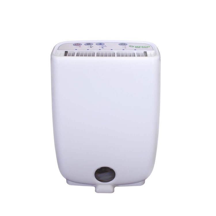 GRADE A1 - Meaco DD8L Junior 8L Desiccant Dehumidifier with Humidistat for up to 5 bed house 3 Year warranty