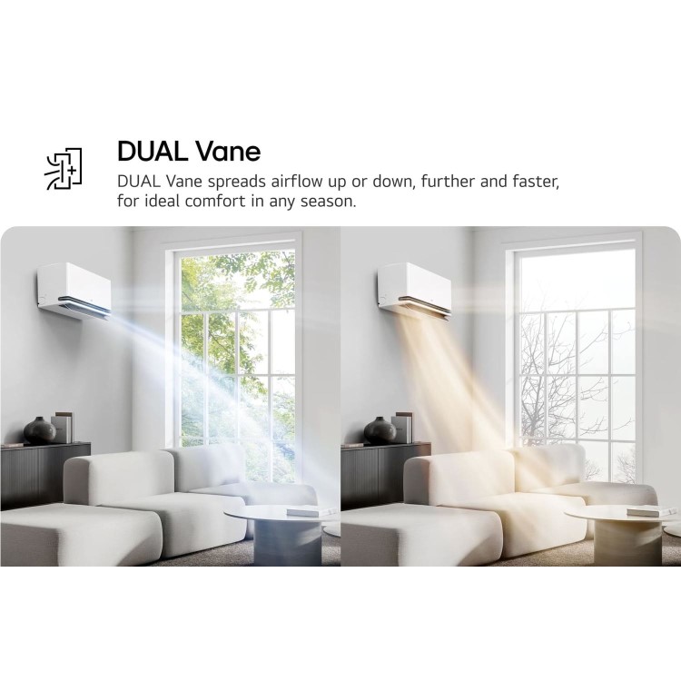 LG AI Deluxe Pro A+++ 18000 BTU AI powered Smart Wall-Mounted Split Air Conditioner with Heat Pump