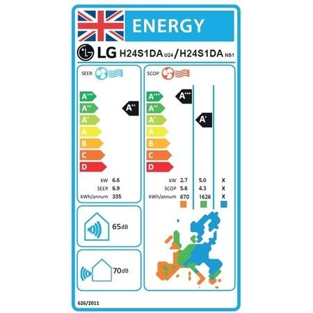 LG AI Deluxe Pro A+++ 24000 BTU AI powered Smart Wall-Mounted Split Air Conditioner with Heat Pump