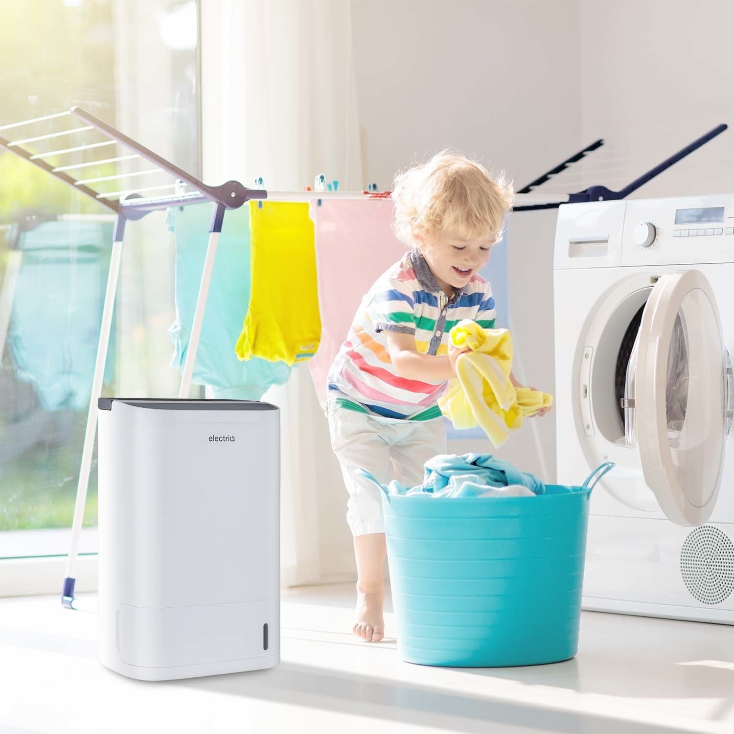 Buy GRADE A2 electriQ 8 Litre Smart App Alexa Desiccant Dehumidifier