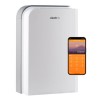 electriQ 10 Litre Smart Desiccant Dehumidifier with Heater and HEPA Air Purifier