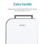 Refurbished electriq 10L Fast Dry Desiccant Dehumidifier and Heater with HEPA Air Purifier for 2-6 bed homes