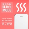 electriQ 10 Litre Smart Desiccant Dehumidifier with Heater and HEPA Air Purifier
