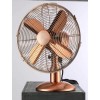GRADE A1 - electriQ 12&quot; inch Copper Desk Fan with Oscillating Function and Steady Base