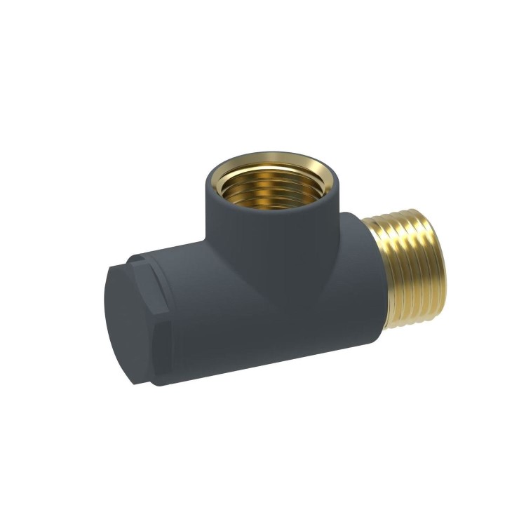 Elego Dual Fuel T Piece Anthracite