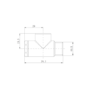 Elego Dual Fuel T Piece Anthracite