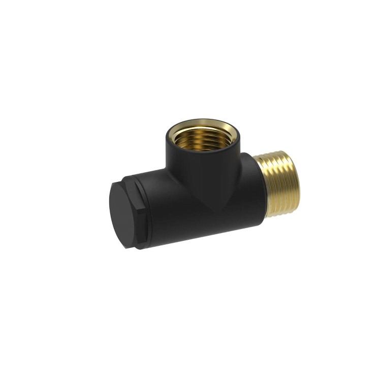 Elego Dual Fuel T Piece Matte Black