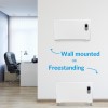electriq 1500W Smart Wall Mountable Panel Heater with Thermostat and Weekly Timer - Bathroom Safe