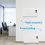 GRADE A3 - electriQ 1500W Wall Mountable Designer Panel Heater with Smart WiFi Alexa - Bathroom Safe IP24