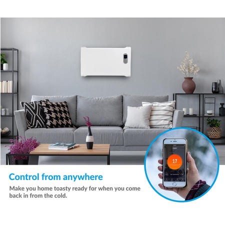 Buy GRADE A2 electriQ 1500W Wall Mountable Designer Panel Heater