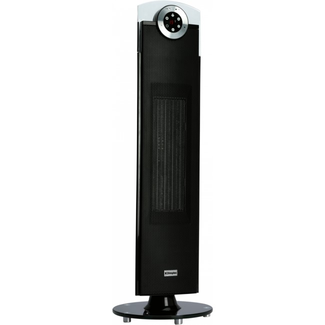 Dimplex Studio G - 2.5kW Tower fan heater with oscillation function with 12 hour timer - Black