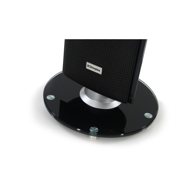 Dimplex Studio G - 2.5kW Tower fan heater with oscillation function with 12 hour timer - Black