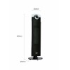Dimplex Studio G - 2.5kW Tower fan heater with oscillation function with 12 hour timer - Black