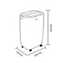 Argo 12 Litre  Dehumidifier with Digital Humidistat and Anti Dust filter