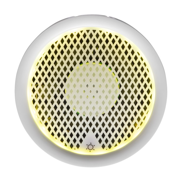 GRADE A2 - electriQ Ultra Quiet HEPA Air Purifier with Air Quality Temperature and Humidity Indicators for Allergies Hayfever Bacteria