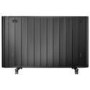 electriQ 2000W Smart Aluminium Electric Designer Radiator Sleek Black Wall Mounted - Energy Efficient Panel Heater