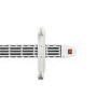 electriQ 2000W Smart Electric Designer Aluminium Panel Heater With LED Display - Wall Mountable - White