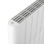 electriQ 2000W Smart WiFi Aluminium Electric Designer Radiator Gloss White Wall Mounted - Energy Efficient Panel Heater
